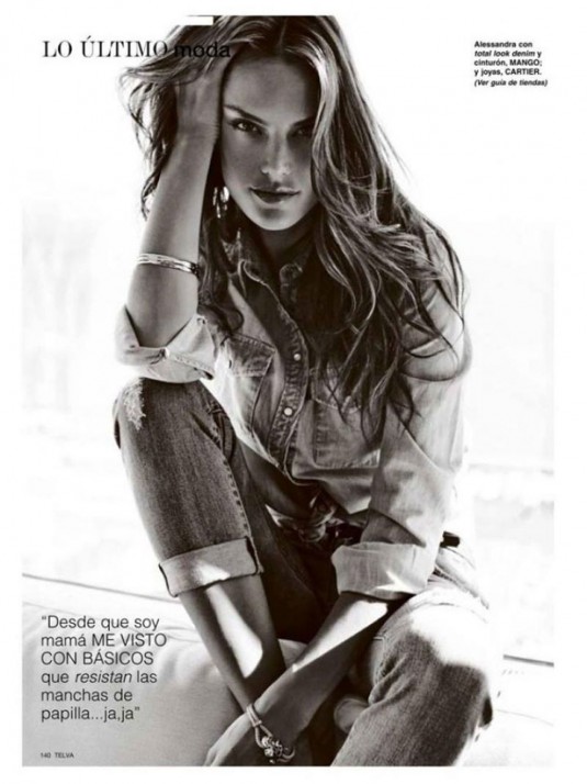 ALESSANDRA AMBROSIO - TELVA Magazine, March 2014 ALESSANDRA AMBROSIO - TELVA Magazine, March 2014